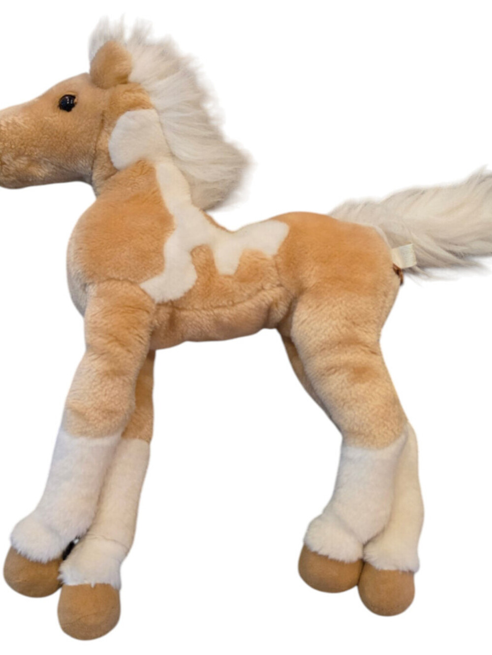 Breyer Horse Plush Stuffed Leather Tag Tan White Floppy Legs Toy